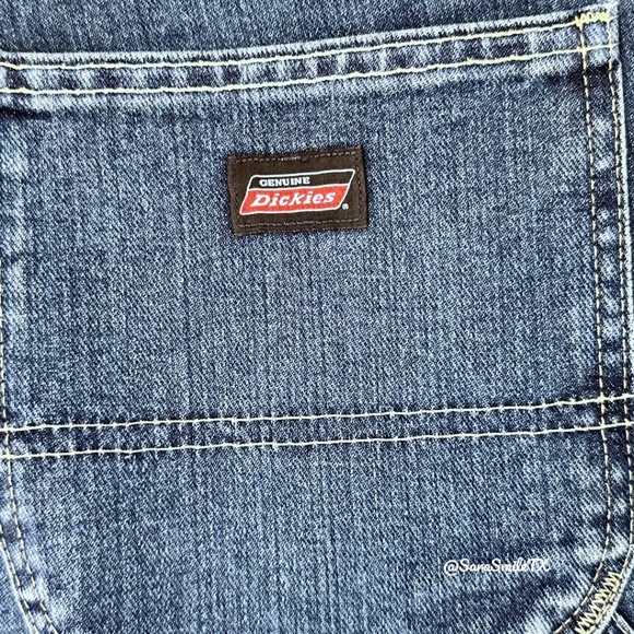 DICKIES Big & Tall Relaxed Fit Carpenter Blue Jeans - 36X34 - Picture 10 of 12